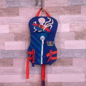 Speedo Infant Personal Flotation Device Life Vest Blue 30lbs